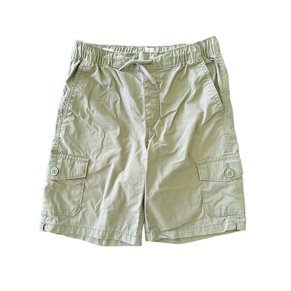 Gap VGUC Green Drawstring Cargo Shorts. Size 10